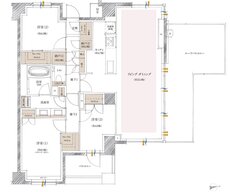 クレヴィア町屋レジデンス 間取り E2r type