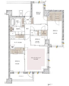クレヴィア町屋レジデンス 間取り G2 type