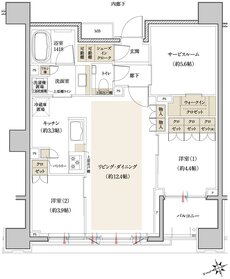 クレヴィア浜田山 間取り C type