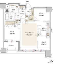 クレヴィア浜田山 間取り E type