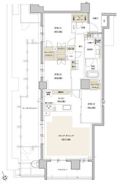 クレヴィア浜田山 間取り Jr type
