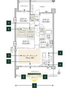 クレヴィア西国分寺 間取り Q type