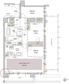 クレヴィア杉並西荻窪 間取り O type