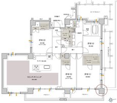 クレヴィア杉並西荻窪 間取り P type
