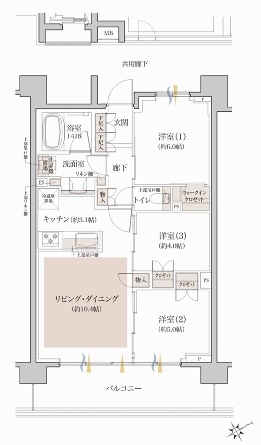 クレヴィア和光 間取り B TYPE