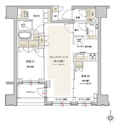 クレヴィア板橋区役所前 間取り B type
