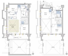 クレヴィア世田谷砧ザ・コート 間取り G type メゾネット (1・2階)