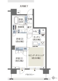 クレヴィア練馬レジデンス 間取り D1 type