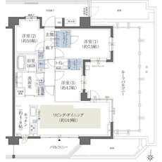 クレヴィア練馬レジデンス 間取り Nr type