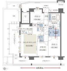 クレヴィア練馬レジデンス 間取り Or type