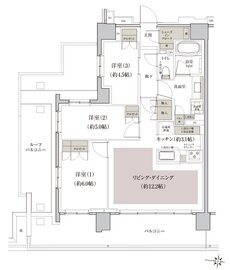 クレヴィア石神井公園 間取り Ir type