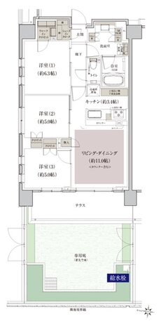 クレヴィア石神井公園 間取り Kg type