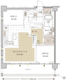 クレヴィア新川崎 間取り O2 type