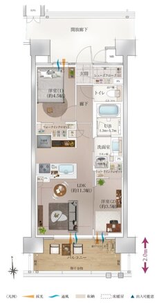 ポレスター本厚木ザ・レジデンス 間取り C1タイプ