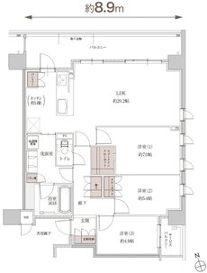 Tステージ豊田浄水 間取り F type