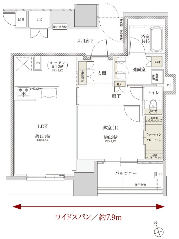 Tステージ フラッグス・ザ・トヨタ 間取り F TYPE