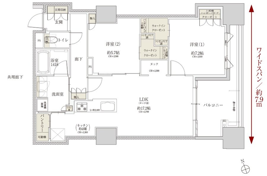 Tステージ フラッグス・ザ・トヨタ 間取り I1 TYPE