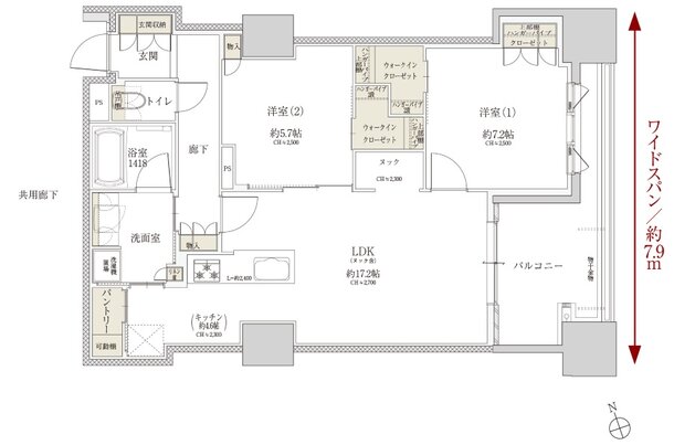 Tステージ フラッグス・ザ・トヨタ 間取り I1 TYPE