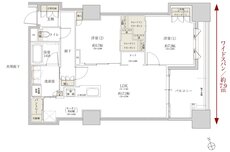 Tステージ フラッグス・ザ・トヨタ 間取り I1 TYPE