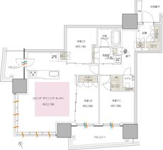 エスコンフィールドタワー 間取り C TYPE