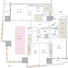 エスコンフィールドタワー 間取り PD TYPE（EXECUTIVE）