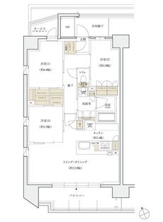 シエリア守口 間取り A TYPE