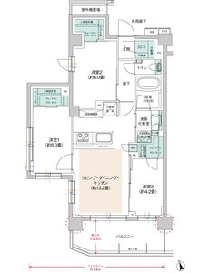 ウィルローズ府中緑町 間取り H TYPE