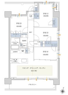 イノバス名古屋テラス 間取り BMタイプ