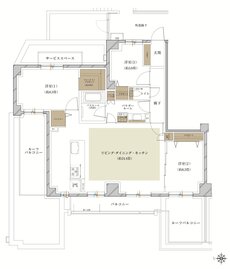 ヴェレーナ横浜岩井町ヒルズ 間取り Ur TYPE