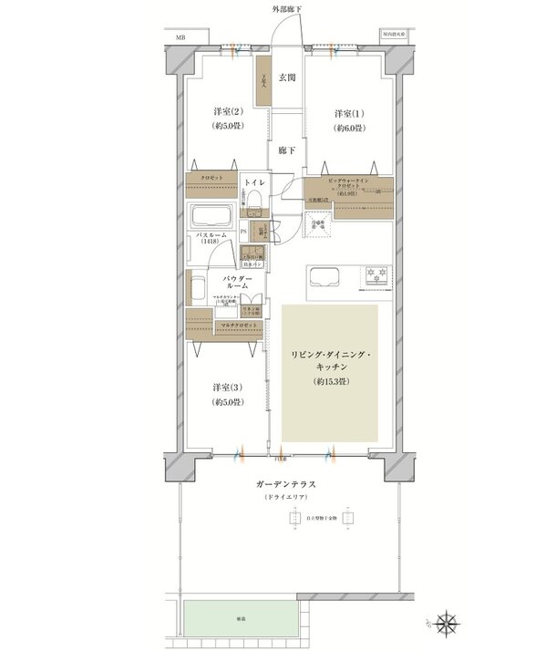 ヴェレーナ横浜岩井町ヒルズ 間取り Ct TYPE