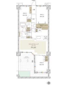 ヴェレーナ横浜岩井町ヒルズ 間取り Gt TYPE