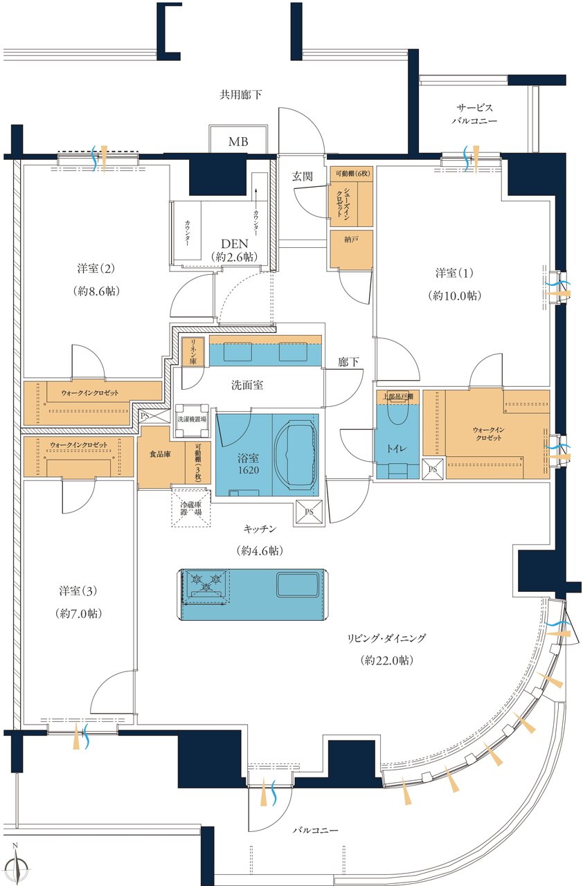 レーベン高知PROJECT 間取り O type