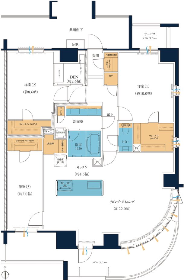 レーベン高知PROJECT 間取り O type
