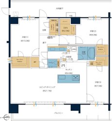 レーベン高知GRAND GATE CITY 間取り R type PREMIUM PLAN