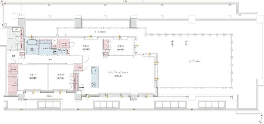 クレアネクスト別府四丁目 間取り Iタイプ