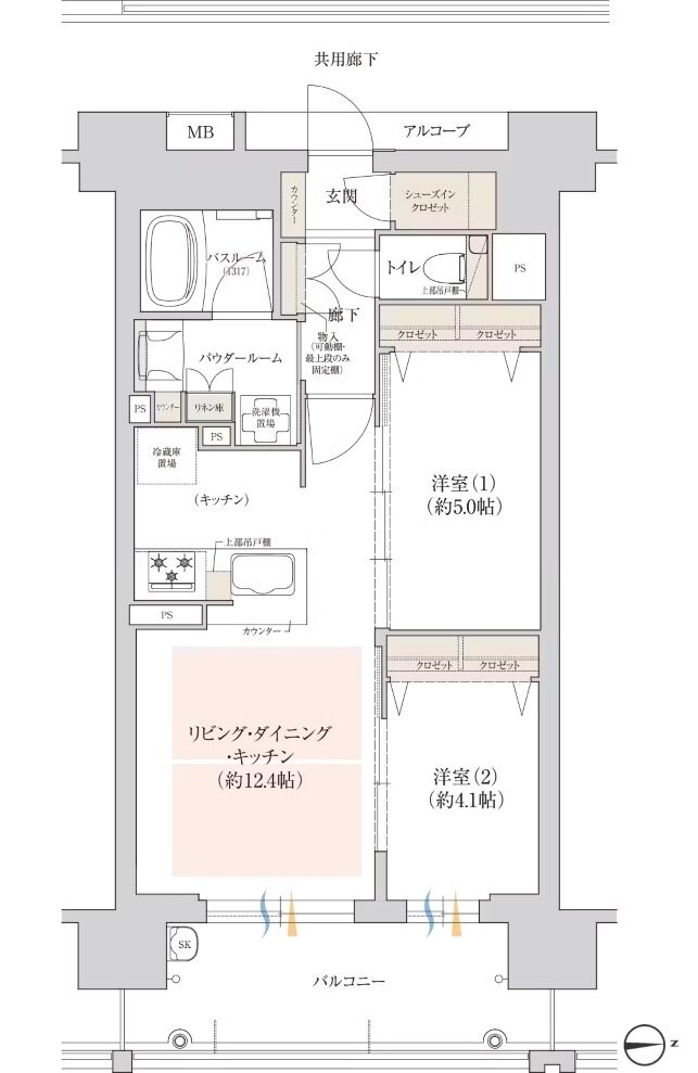 OSAKA家族区プロジェクト 間取り Cタイプ [ヴェルディア]