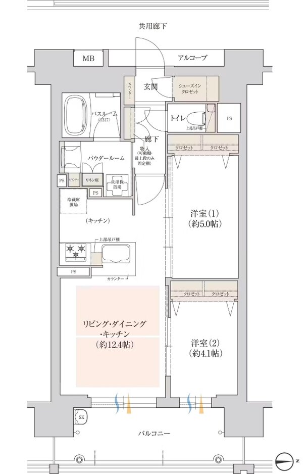 OSAKA家族区プロジェクト 間取り Cタイプ [ヴェルディア]