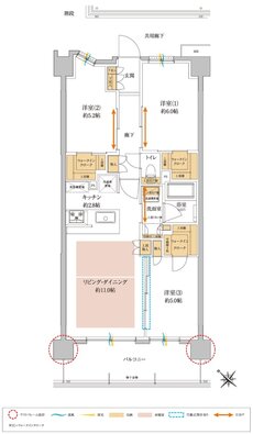 サンクレイドル瑞江 間取り G type