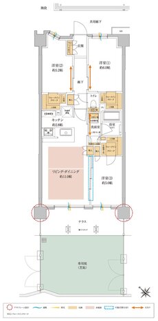 サンクレイドル瑞江 間取り Gg type