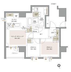 ジオ中野レジデンス 間取り H type