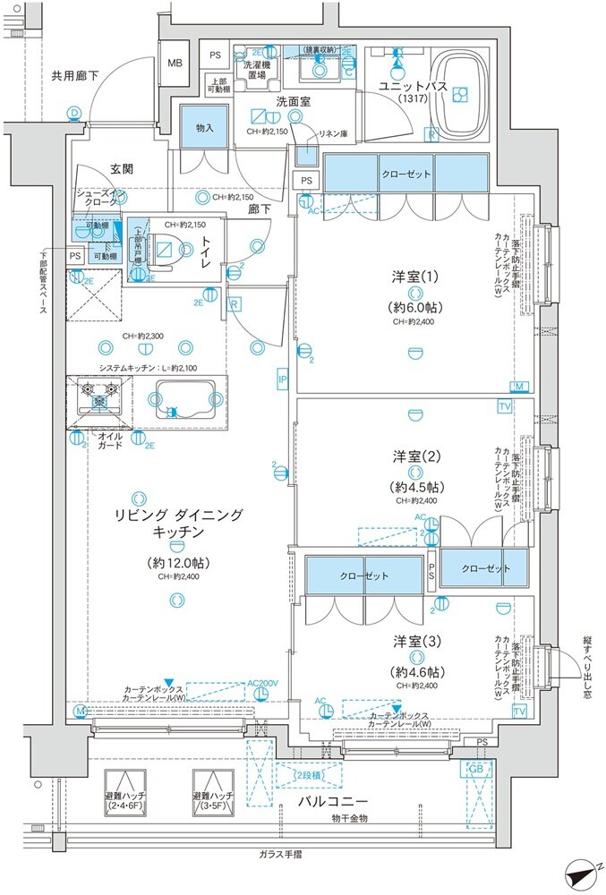 コンフォルシア朝霞台 間取り G type