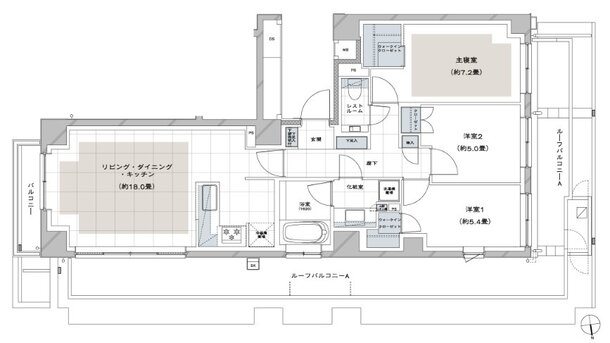 ディアナコート荏原町アトラス 間取り Qr TYPE