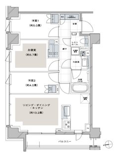 ディアナコート荏原町アトラス 間取り A TYPE