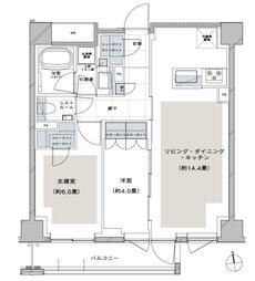 ディアナコート荏原町アトラス 間取り E TYPE