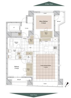 ピアース白金台パークフロント 間取り C TYPE［PREMIUM PLAN］
