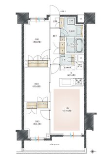イノバス三鷹 間取り C1タイプ