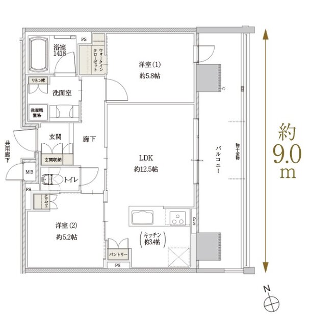 (仮称)Tステージ豊田浄水 THE LAST PROJECT 間取り F type
