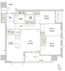 Tステージ豊田浄水arc. 間取り E type