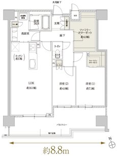 Tステージ豊田浄水arc. 間取り D type