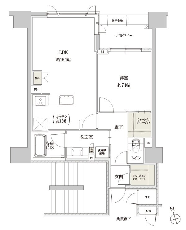 Tステージ豊田浄水arc. 間取り J type